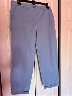 Talbots Light Blue Capris Relaxed Chino Size 2 P